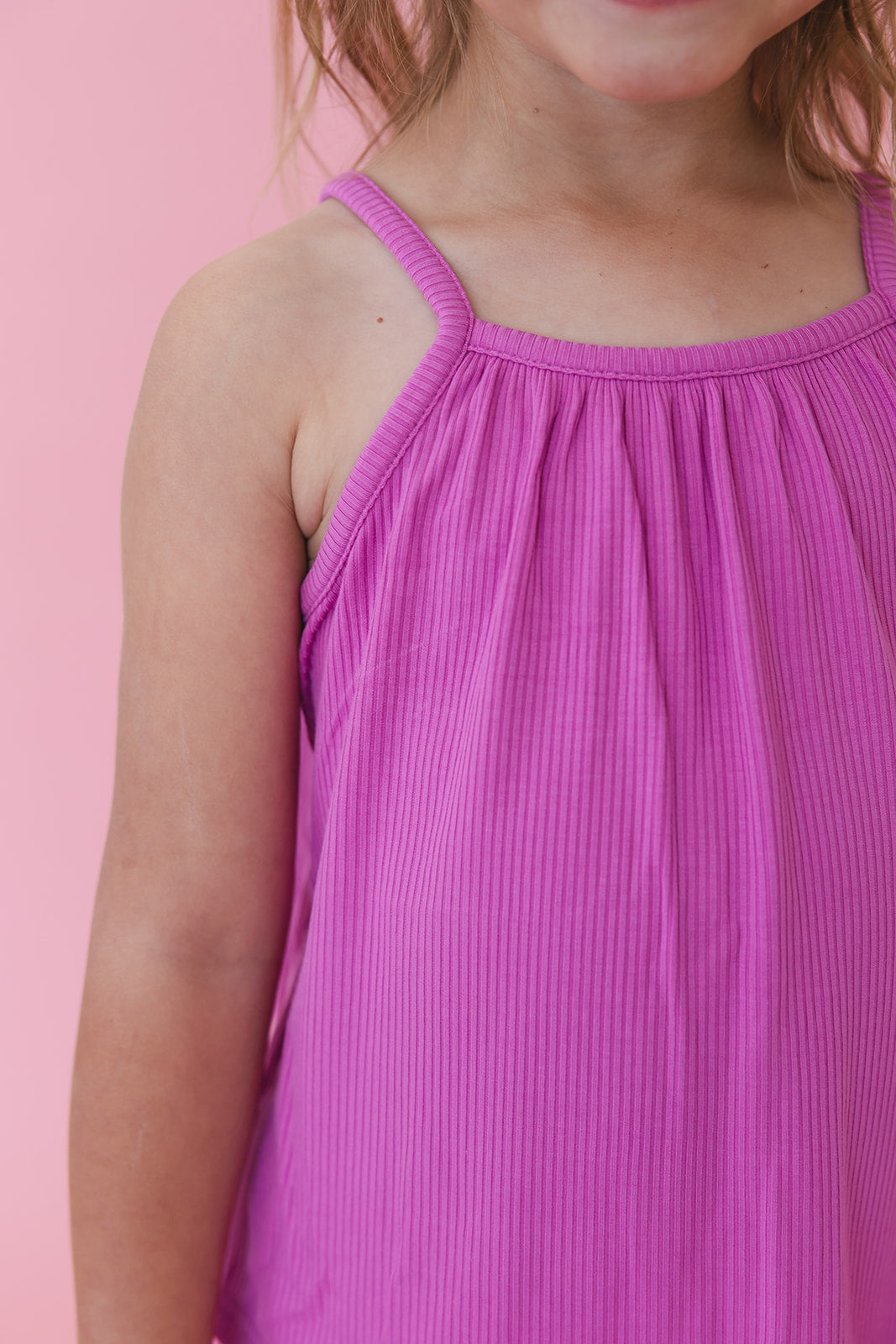 (SOLID, ribbed) Rainbow Royal - Tank Short Set