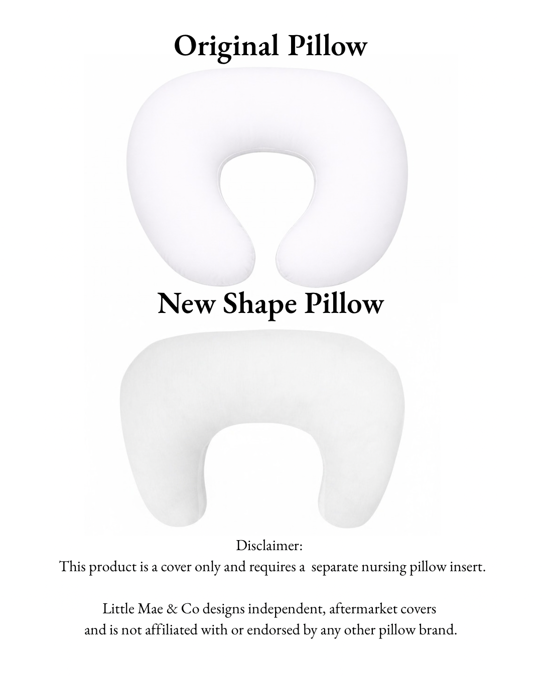 Oat Ribbed Nursing Pillow Cover